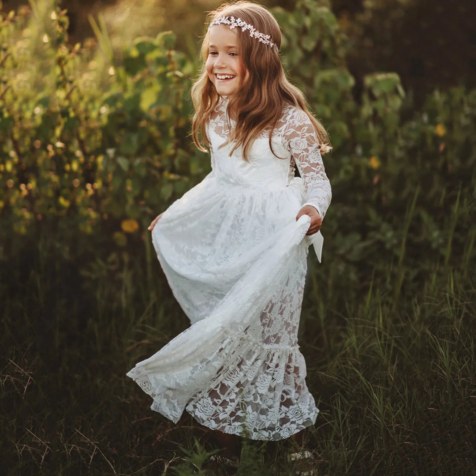 Girls Lace Dress